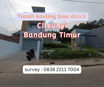 Tanah Kavling Murah di Bandung Timur Dekat Tol Cileunyi