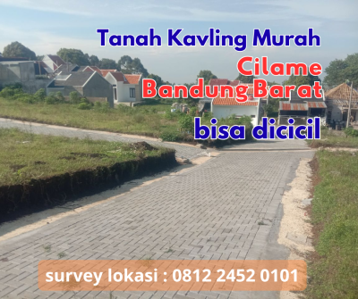 Jual Tanah 5 Tumbak Bandung Barat – Asri dan Bebas Banjir