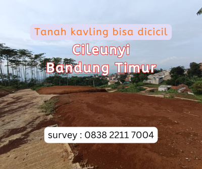Jual Tanah Kavling Bandung Timur – Lokasi Strategis Dalam Cluster