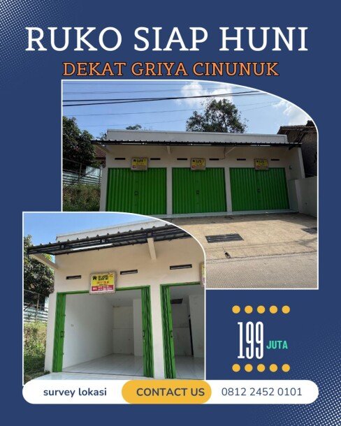 Ruko Strategis di Cinunuk Bandung Timur – Murah Tanpa BI Checking-1