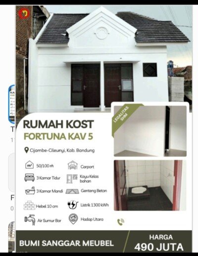 Di jual rumah murah idaman para keluarga