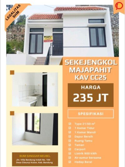 Tanah setrategis hadap jalan raya di cileunyi bandung cicil mudah tanpa bank